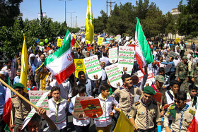 برگزاری راهپیمایی روز جهانی قدس در استان سمنان