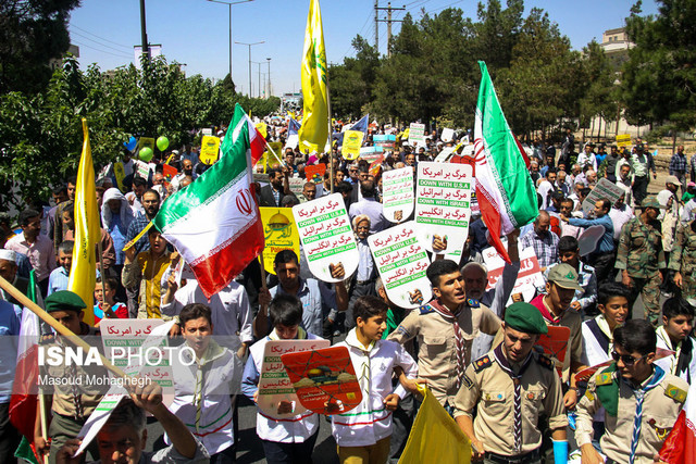 برگزاری راهپیمایی روز جهانی قدس در استان سمنان