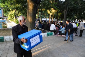 نماز عید فطر -  بقعه شیخ شهاب الدین محمود اهری شهرستان اهر