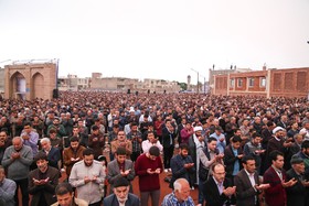 نماز عید فطر -  پیاده راه شهیدگاه اردبیل