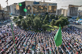 نماز عید فطر - میدان کاج