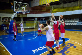 تمرین تیم ملی بسکتبال جوانان ایران