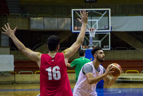 تمرین تیم ملی بسکتبال جوانان ایران