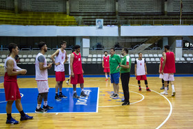 تمرین تیم ملی بسکتبال جوانان ایران