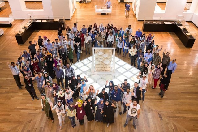 بازدید فارسی‌آموزان از موزه ایران باستان