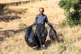 پاکسازی پارک جنگلی آبیدر سنندج