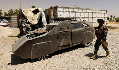 خودروهای عجیب داعشی‌ها/تصاویر