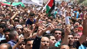 تظاهرات گسترده اردنی‌ها برای بستن سفارت رژیم صهیونیستی 