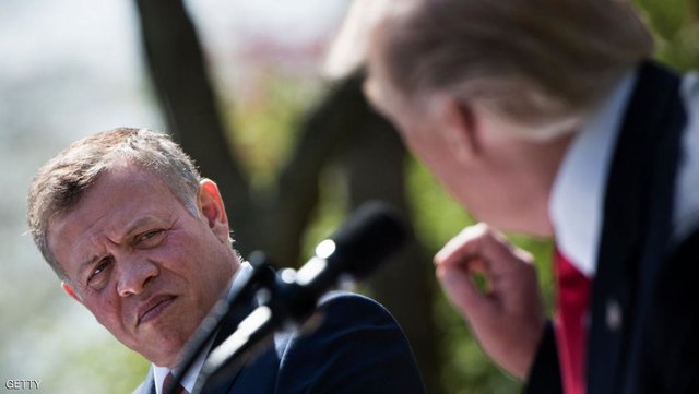 گفت‌وگوی تلفنی ترامپ و پادشاه اردن درباره خاورمیانه