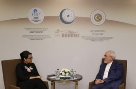 دیدار ظریف با وزیر خارجه اندونزی
