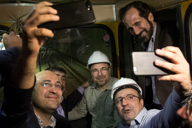 بازدید محمدباقر قالیباف از مراحل پایانی آماده سازی خط 6 متروی تهران