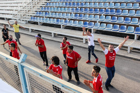 دیدار فوتبال بین تیم‌های گسترش فولاد و سپید رود رشت 