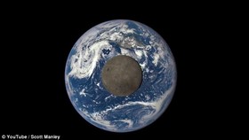 انتشار فیلم نحوه وقوع خورشیدگرفتگی از فضا