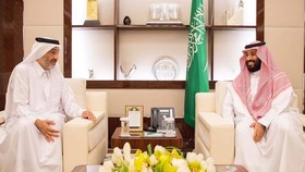 جنجال در قطر در پی سفر یک عضو خاندان حاکم به عربستان و دیدار با ملک سلمان