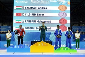 دو مدال شمشیربازی یونیورسیاد برای ایران/ فتوحی و رهبری به مدال برنز رسیدند