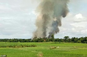 میانمار آتش سوزی راخین را گردن روهینجایی‌ها انداخت!