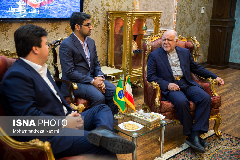 دیدار وزیر نفت ایران و برزیل