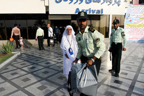 ورود اولین کاروان حجاج هرمزگانی به بندرعباس