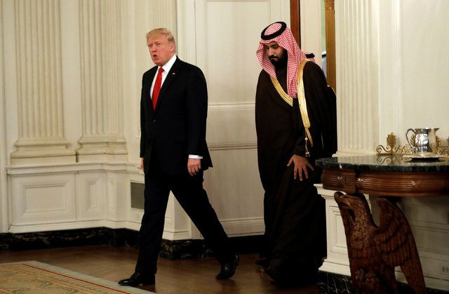 محمد بن سلمان و دونالد ترامپ