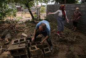 مشکلات سیل در روستای تالش محله و دیوشل