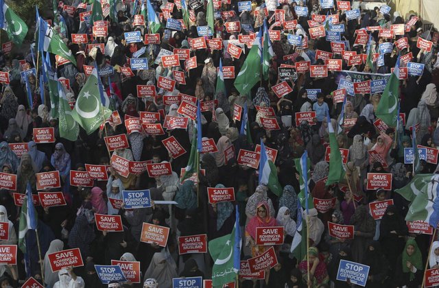 تجمع هزاران پاکستانی در همبستگی با مردم روهینجا