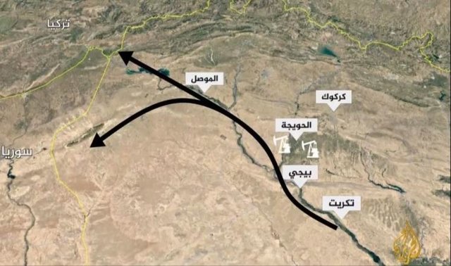 پیشمرگ‌ها در عملیات حویجه شرکت می‌کنند