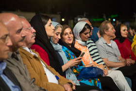 (از راست) سیامک اطلسی، غزل شاکری، فاطمه معتمد آریا و پانته‌آ پناهی‌ها در نوزدهمین جشن سینمای ایران