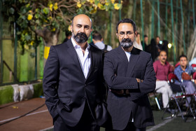 وحید جلیلوند و برادرش در حاشیه‌ی نوزدهمین جشن سینمای ایران