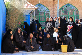 برپایی چادر عزاداری محرم در روستای ده زیار - کرمان