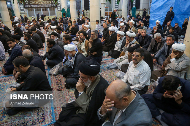 برگزاری مراسم بزرگداشت جانباختگان سانحه سقوط هواپیمای تهران_یاسوج در مسجداعظم