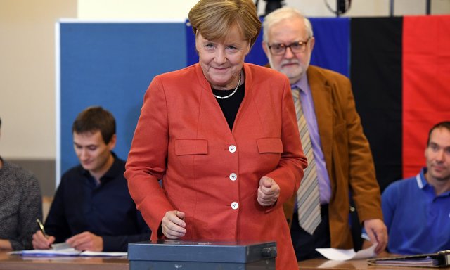 پیروزی مرکل در انتخابات آلمان بر اساس نتایج «پیش‌بینی شده»
