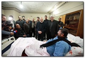 دیدار رئیس صداوسیما با جانبازان آسایشگاه امام‌خمینی(ره)