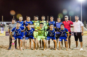 دیدار تیم‌های فوتبال ساحلی شهریار ساری و ملوان بندر گز