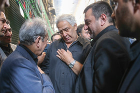 حضور شهردار تهران در عزاداری تاسوعای حسینی 