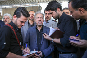 حضور شهردار تهران در عزاداری تاسوعای حسینی 