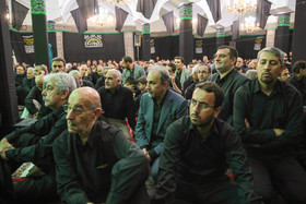 حضور شهردار تهران در عزاداری تاسوعای حسینی 