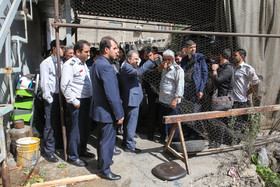 حضور شهردار تهران در عزاداری تاسوعای حسینی 