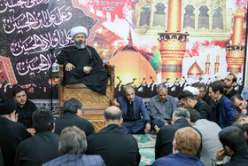 حضور شهردار تهران در عزاداری تاسوعای حسینی 