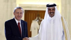 تماس تلفنی اردوغان با امیر قطر درباره نشست سوچی و بحران سوریه