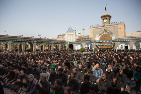 ضلع جنوب حرم حضرت عبدالعظیم(ع) آماده اقامه نماز عید فطر