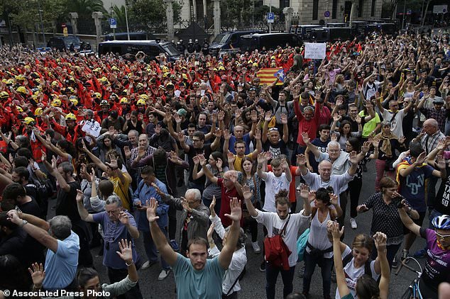 اعتراضات جدایی‌طلبان کاتالونیا علیه محاکمه فعالان