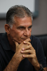 نشست خبری سرمربی تیم ملی فوتبال ایران کارلوس کی‌روش