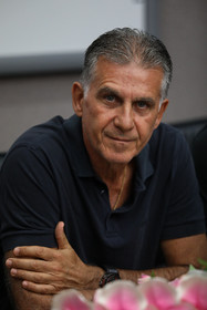 نشست خبری سرمربی تیم ملی فوتبال ایران کارلوس کی‌روش