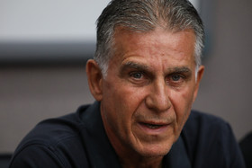 نشست خبری سرمربی تیم ملی فوتبال ایران کارلوس کی‌روش