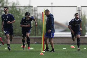 تمرین تیم ملی فوتبال