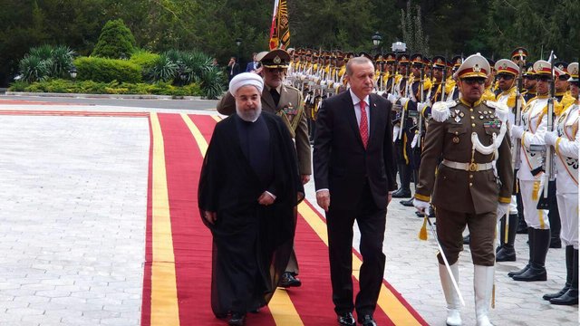 استقبال روحانی از اردوغان