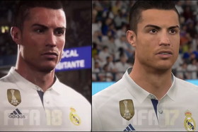 ویدئو / تفاوت‌های گرافیکی «فیفا ۱۷» و «فیفا ۱۸»
