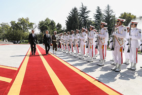 استقبال رسمی از نخست‌وزیر ارمنستان 