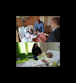 عیادت از دو هنرمند پیشکسوت