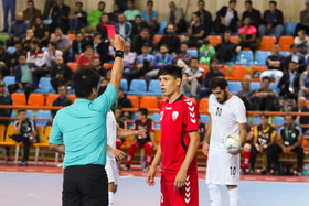 دیدار تیم های تیم ملی فوتسال ایران و افغانستان